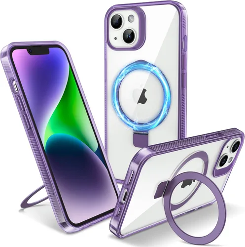 Miniatura 58 de Funda magnética para iPhone Air – [Soporte invisible integrado] [Compatible con MagSafe] [Protección contra caídas de grado militar] Cubierta