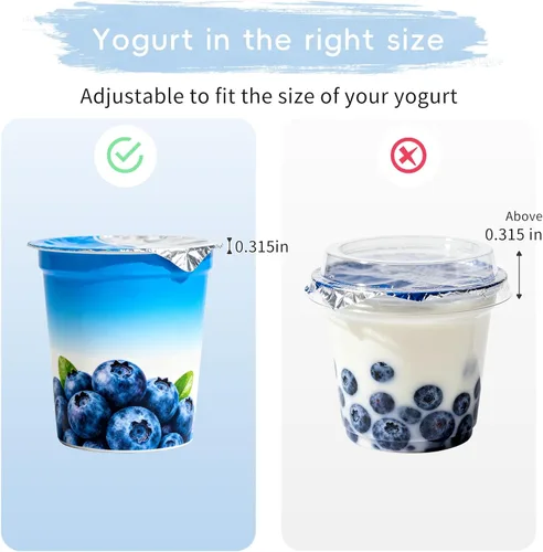Miniatura 4 de Paquete de 12 organizadores de yogur ajustables para refrigerador con cintas autoadhesivas, soporte de almacenamiento para refrigerador que ahorra