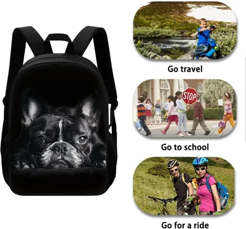 Miniatura 145 de HUGS IDEA Los animales frescos 3D niños escuela libro bolsa niños impresión mochilas, Baloncesto, Moderno