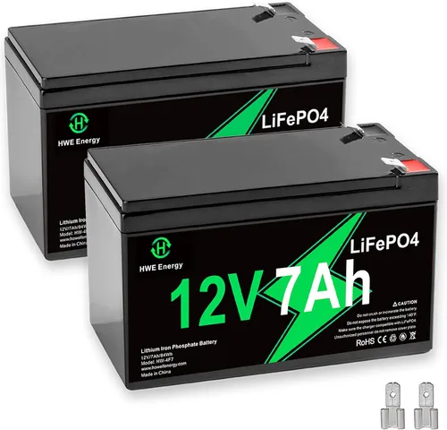 Miniatura 11 de Batería de litio recargable de 12 V 5 Ah, más de 4000 ciclo profundo LiFePO4 12 voltios 5 amperios batería de repuesto para Liftmaster 485LM