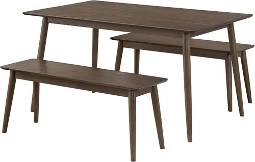 Miniatura 73 de Alaterre Furniture Calais Dining - Juego de 2 sillas de comedor moderno de mediados de siglo, juego de sillas de madera maciza con diseño