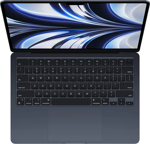 Miniatura 2 de Apple MacBook Air 2022 con chip Apple M2, 13 pulgadas, 8 GB de RAM, 256 GB de almacenamiento SSD, medianoche (renovado)