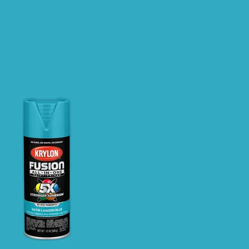 Miniatura 310 de Krylon Fusion - Pintura en aerosol adhesiva todo en uno para uso en interiores y exteriores, 12 onzas, aluminio
