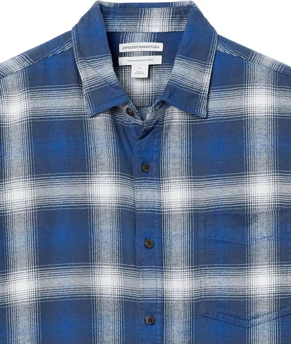 Miniatura 6 de Tienda Essentials Camisa de franela de manga larga para hombre (disponible en tallas grandes y altas)
