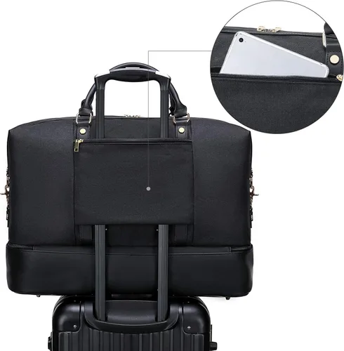 Miniatura 8 de Weekender Overnight - Bolsa de viaje de gran tamaño para hombres y mujeres