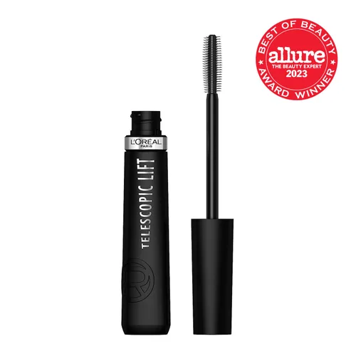 Miniatura 2 de L'Oréal Paris Telescopic Lift Máscara Lavable, Maquillaje de Ojos Alargador y Voluminizador, Levantamiento de Pestañas con hasta 36 HR de Uso, Negro