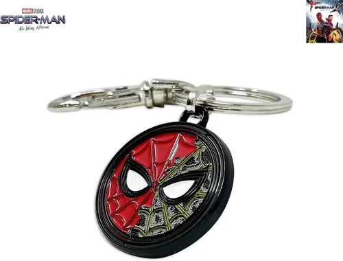 Miniatura 2 de Llavero oficial de Spider-Man Split Mask, NO Way Home Marvel Studios con licencia de Spider-Man Marvel Legends