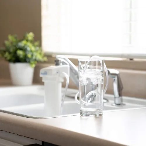 Miniatura 8 de PuroSmart Sistema de tratamiento de agua para el hogar con sistema de ósmosis inversa de alto flujo El sistema compacto de ósmosis inversa se