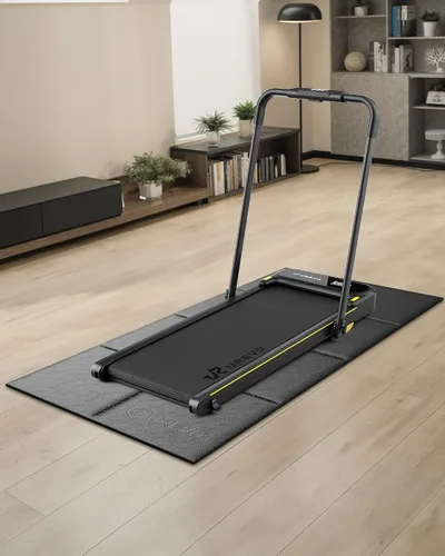 Miniatura 4 de UREVO Foldable Treadmill Mat,Treadmill Mat for Carpet &Hardwood Floors ，Mat for Under Walking Pad on Carpet, Hardwood Floors Protectior, Non-Slip