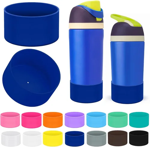 Miniatura 18 de 2 botas protectoras de silicona compatibles con Owala Kids de 16 onzas y 14 onzas, accesorios para 12 onzas, antideslizantes, resistentes a