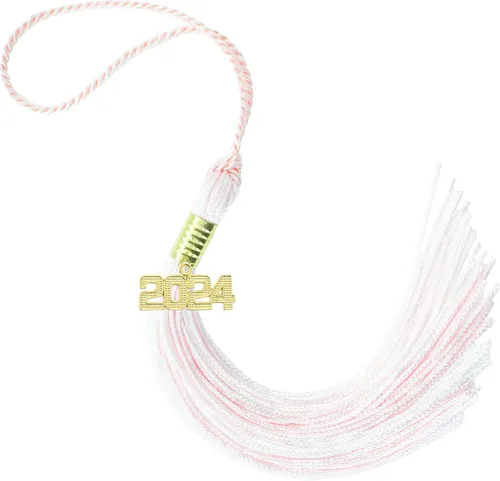 Miniatura 419 de Borla de graduación Aqua 2022, todos los colores escolares disponibles, fabricada en Estados Unidos
