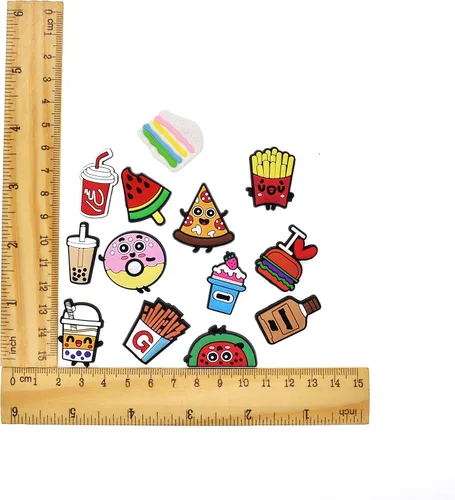 Miniatura 2 de Lote 200,150,125,100,50 dijes de goma unisex para adultos, dijes de zapatos para adultos para decoración de pulseras y muñequeras.