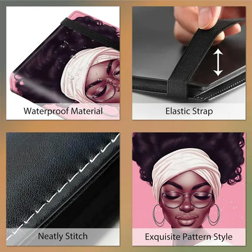 Miniatura 3 de Carpeta para tarjetas intercambiables, 4 bolsillos para tarjetas intercambiables, 160 bolsillos de doble cara, funda para tarjetas de tamaño Mujeres