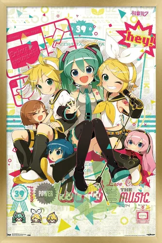 Miniatura 7 de Trends International Hatsune Miku Hey - Póster de pared (22.375 x 34 pulgadas)