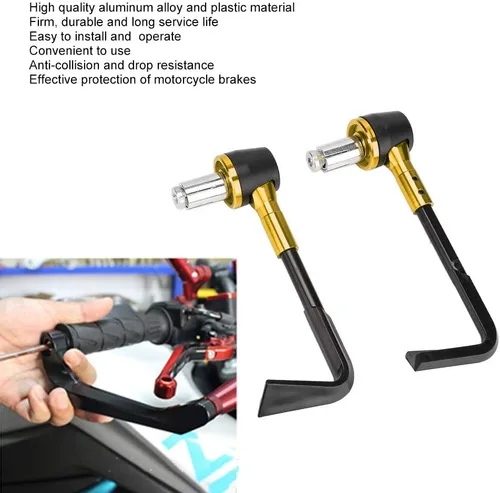 Miniatura 6 de EVGATSAUTO Protectores de palanca de motocicleta, CNC Freno Delantero Palanca de Guardia de la Motocicleta Handgrip Guard Moto Protector Manillar