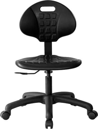 Miniatura 12 de (Taburete de banco alto, deslizadores no enrollables, fáciles de limpiar! Taburete ergonómico de dibujo de poliuretano. Rango de altura del asiento