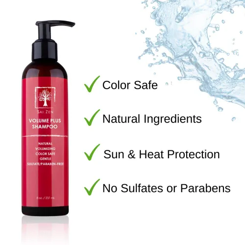 Miniatura 4 de Champú Volume Plus Fórmula antiadelgazante y voluminizadora Fabricado en Estados Unidos Sin sulfatos y parabenos Todo tipo de cabello, 8