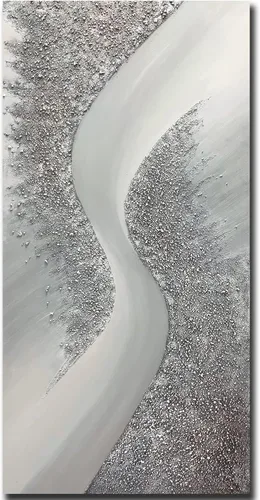 Yotree Pinturas, 24x48 Pulgadas De Pinturas Al Óleo De La Mano De Pintura 3D Arte De Arte De Madera Dentro Enmarcado Colgante De La Decoración De La