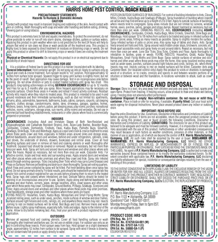 Miniatura 5 de Harris Roach Killer, spray líquido con fórmula residual extendida de 12 meses sin olor y sin manchas (galón)
