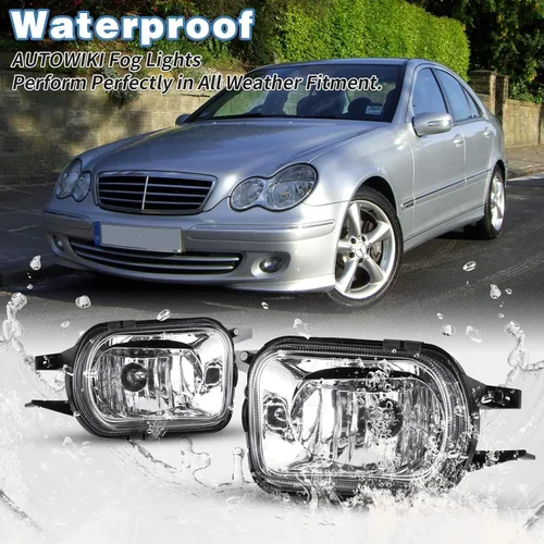 Miniatura 6 de Conjunto de luz antiniebla para Mercedes Benz W203 Clase C/Mercedes Benz C200 C240 C320 C230 SL500 /SL550/SLK350 OEM reemplazo antiniebla lámparas