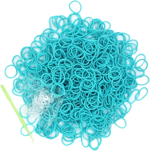 Miniatura 15 de Kit de 3000 bandas de goma de telar con 75 clips, 5 ganchos, kit de fabricación de pulseras de primera calidad para niños, tejer, regalo de A-Café