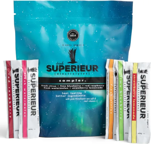 Miniatura 12 de Superieur Electrolytes – Suplemento de electrolitos a base de plantas con minerales marinos para hidratación y recuperación – Apto para dieta keto