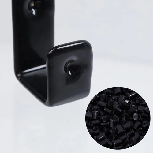 Miniatura 5 de Geesatis 2 ganchos para escalera de cama, ganchos en forma de J, de metal resistente recubierto de PVC para decoración de cama, herramienta
