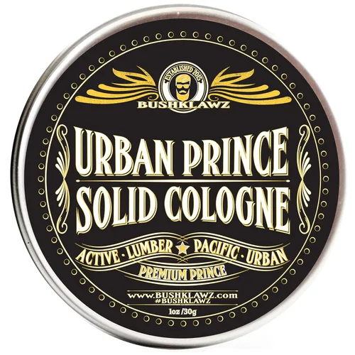 Miniatura 8 de BushKlawz Active Prince Colonia sólida de 1 onza tamaño completo sin alcohol, latas concentradas naturales aptas para viajes, fragancia masculina