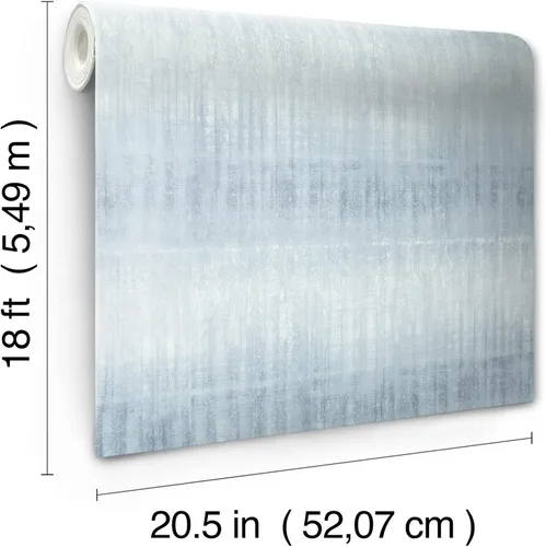 Miniatura 9 de WallPops! Papel pintado azul de Santuario para despegar y pegar