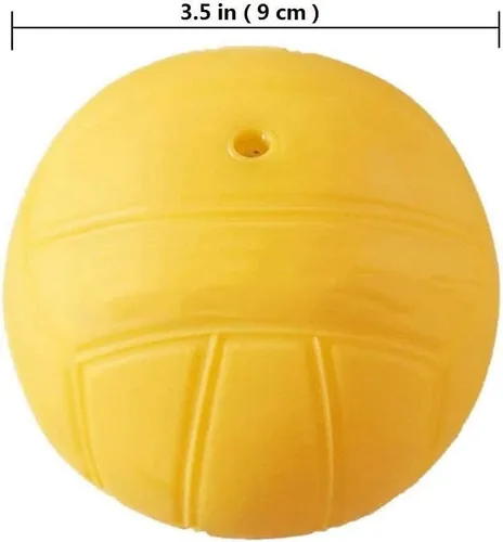 Miniatura 3 de Bolas de repuesto de Spike, bolas de juego de red redonda, pelota de rebote fuerte, pelota de goma suave amarilla de 3.5 pulgadas, bolas