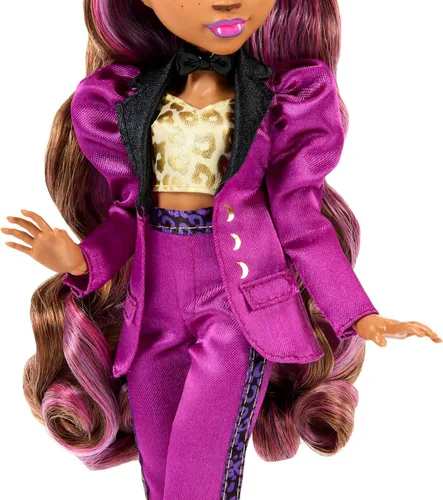 Miniatura 3 de Muñeca Monster High, Clawdeen Wolf en estilo de fiesta de bola de monstruo con accesorios temáticos incluyendo globos