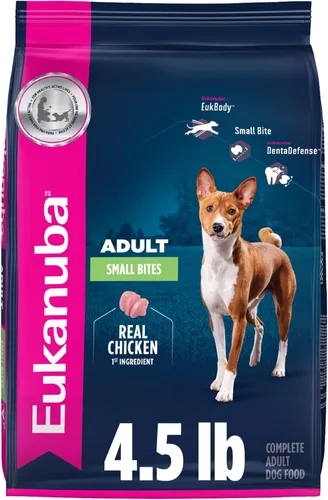 Eukanuba Adult Small Bites, comida seca para perro en bolsa de 4.5 lb