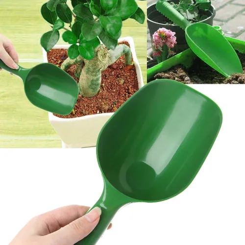 Miniatura 2 de Cuchara de jardín multifunción de suelo de plástico pala cucharas de excavación herramienta de cultivo