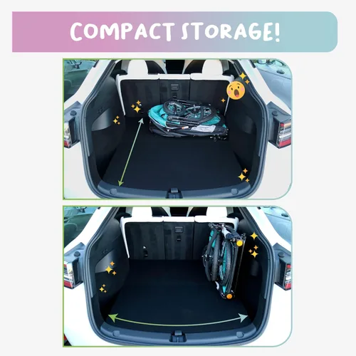 Miniatura 4 de PETIQUE Trailblazer - Carrito para perros para mascotas de tamaño mediano, cochecito ventilado para gatos y perros, turquesa