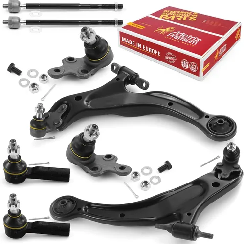 Miniatura 36 de Metrix Premium Chassis Parts - Kit de suspensión delantera de 10 piezas para BMW X5 2007-2013, BMW X6 2008-2014, reemplazo, fabricado en Europa