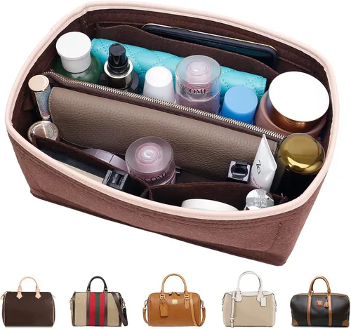 Miniatura 4 de Doxo Organizador de bolso para bolsos y moldeador de base, juego de 2 piezas, organizador de bolsas con 6 tamaños, compatible con Neverfull Speedy