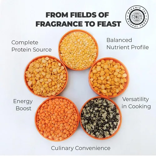 Pride Of India - Paquete de 6 - Superalimento de Frijoles y Lentejas Indias - Mezcla de Cinco Deliciosos Panchratna Dal, Frasco de 1.5 Libras