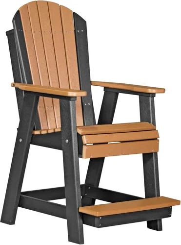 Miniatura 18 de LuxCraft Silla Balcón - Altura del mostrador - Aruba sobre Negro