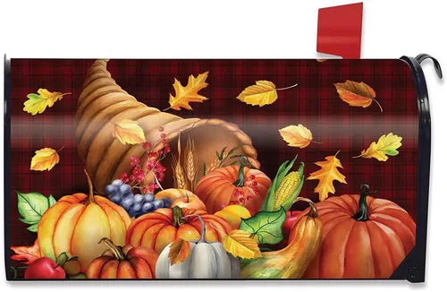 Miniatura 8 de Briarwood Lane Funda para buzón de otoño Be Grateful