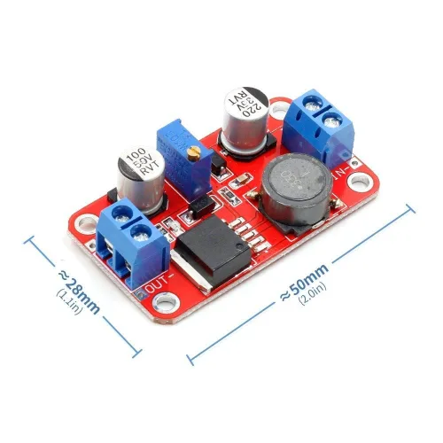 Miniatura 6 de ACEIRMC 3 unids XL6019 5A Corriente de alta potencia CC a CC Step-up 5V 6V 12V 24V 3-35V a 5-40V XL6019 Convertidor Regulador de Voltaje Ajustable 3