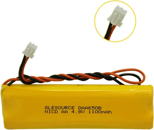 Miniatura 5 de Batería de iluminación de emergencia de 4.8 V 1100 mAh que reemplaza con LITHONIA D-AA650Bx4 Unitech Dual-Lite 0120859 Ni-CD AA 650mAh 4.8V