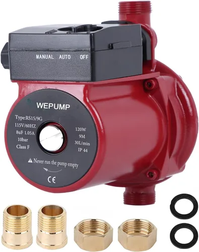 Miniatura 12 de NPT 3/4 '' Bomba de circulación de agua caliente doméstica 93W Bomba de recirculación para cabezal de ducha (RS15-6R)