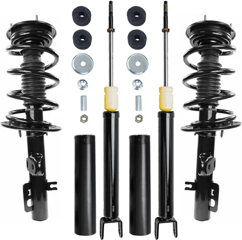Miniatura 87 de Detroit Axle - Puntales y Amortiguadores para Chevy Traverse Buick Enclave GMC Acadia Saturn Outlook 2007-2012, 2 puntales delanteros con resorte