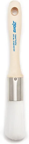 Miniatura 7 de Zibra Pincel triangular para esquinas de pared, puertas, armarios y molduras detalladas, 1.25 pulgadas, pincel para artistas