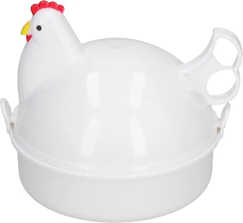 Miniatura 9 de Máquina de huevos hervidos, horno de microondas, calderas de huevo, vaporizador de huevo hervido, maja para microondas, utensilios de cocina