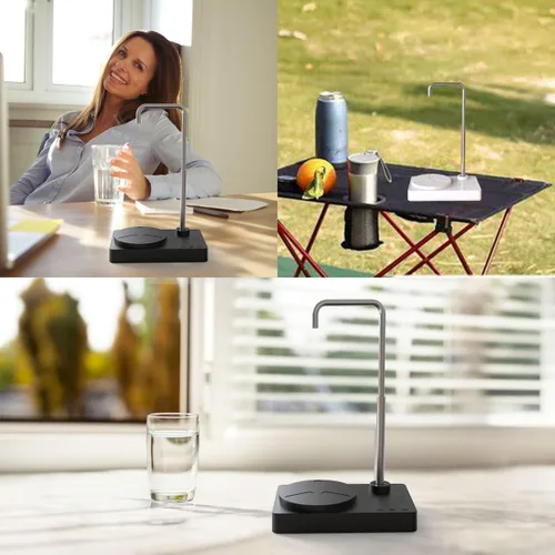 Miniatura 6 de Dispensador de agua de escritorio - Botella de agua inteligente de escritorio, bomba de agua automática para dispensador de agua universal, bomba