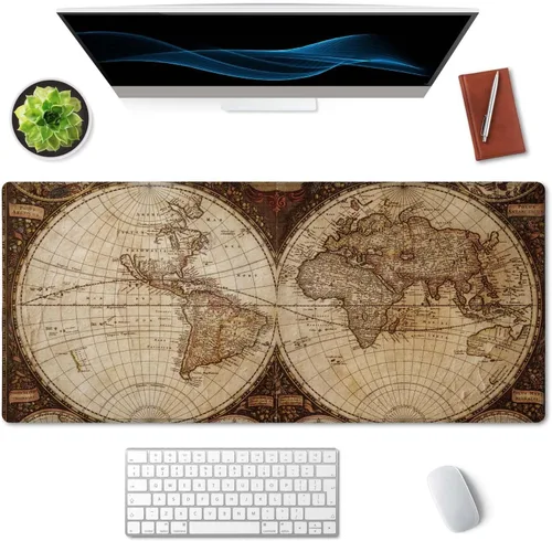 Miniatura 3 de SSOIU Alfombrilla de Ratón para Juegos Extendida XXL ArtSo Alfombrilla Grande para Teclado Mousepad Largo Decoración de Escritorio Almohadilla