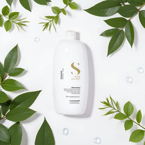 Miniatura 6 de ALFAPARF MILANO Semi di Lino Diamond Shine - Champú iluminador sin sulfato - Añade brillo y brillo - Sin parabenos ni parafina - Seguro para cabello