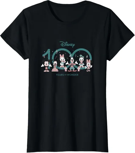 Miniatura 38 de Disney 100 Years of Wonder Mickey & Pals Muted Cute D100 Camiseta, Negro