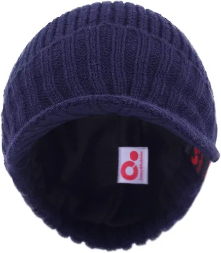 Miniatura 7 de Janey&Rubbins Gorro de punto diario con orejeras con forro polar y calavera